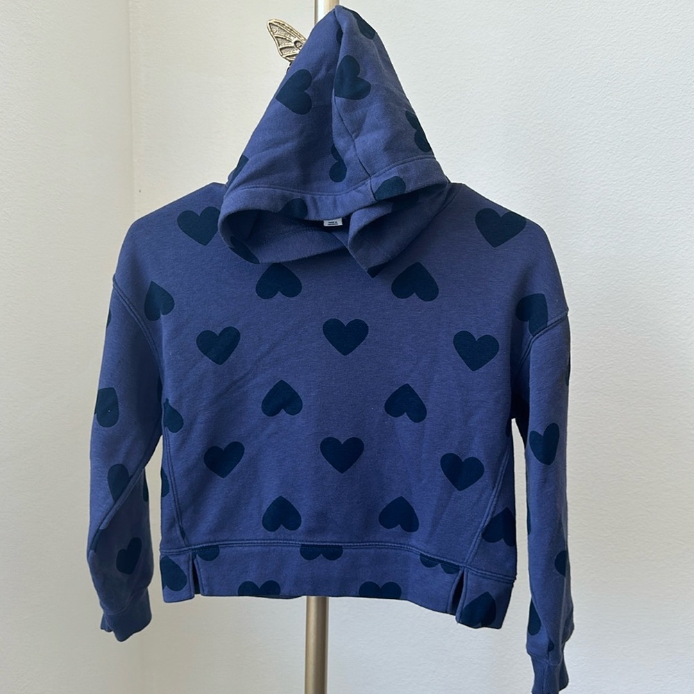 Old Navy Girls Heart hoodie